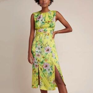 Anthropologie Royal Dynasty Midi Dress